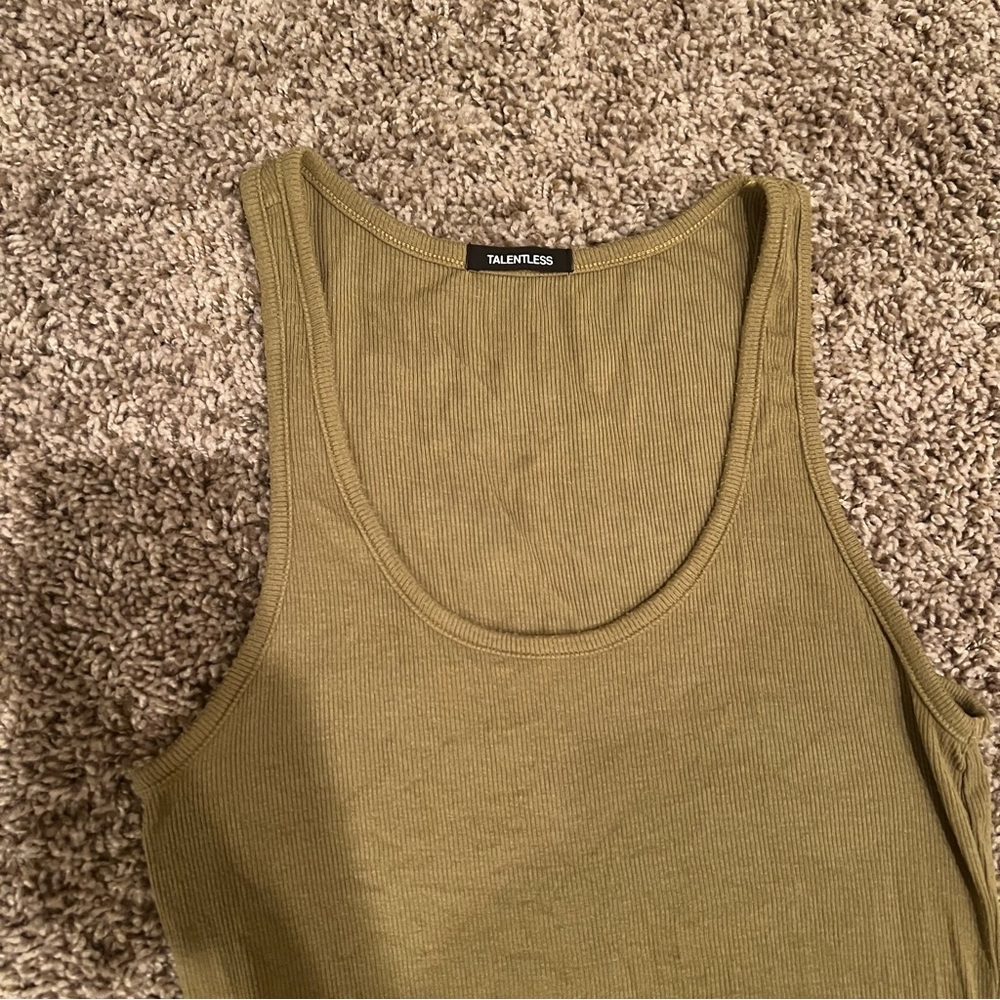 Talentless Rib Tank Dress - Picture 2 of 5
